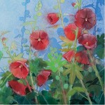 vierkante dubbele wenskaart
met envelop
Loes Botman